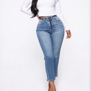 Brand New Fashion Nova Ankle Jeans